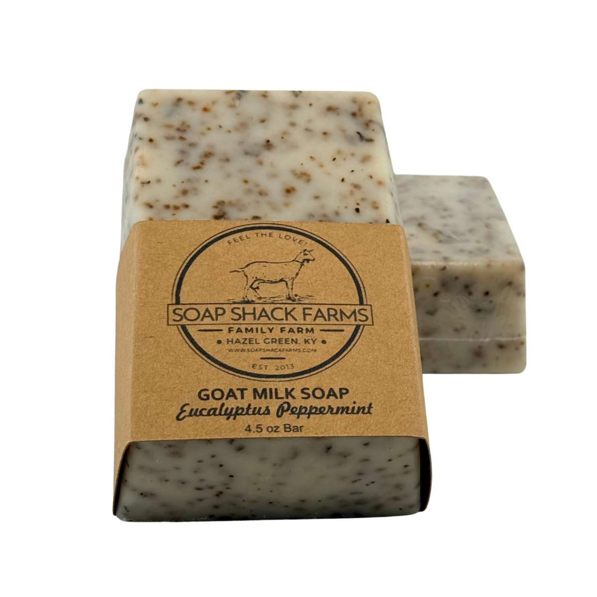 Eucalyptus Peppermint Goat Milk Soap Bar image 0