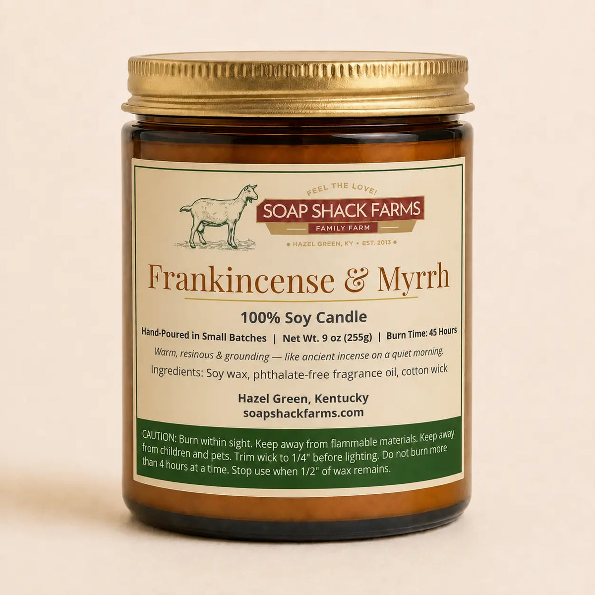 Frankincense & Myrrh Soy Candle