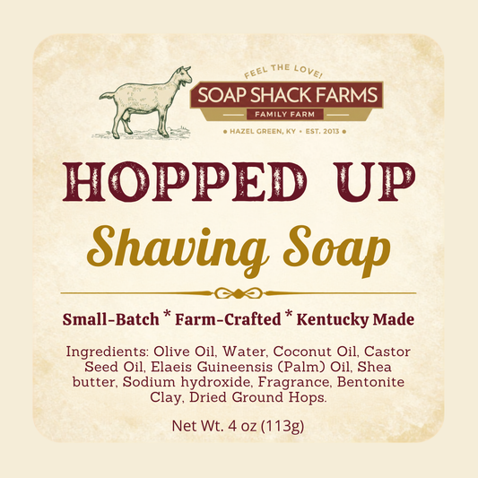 Hopped Up Shaving Soap Bar
