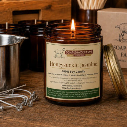 Honeysuckle Jasmine Soy Candle