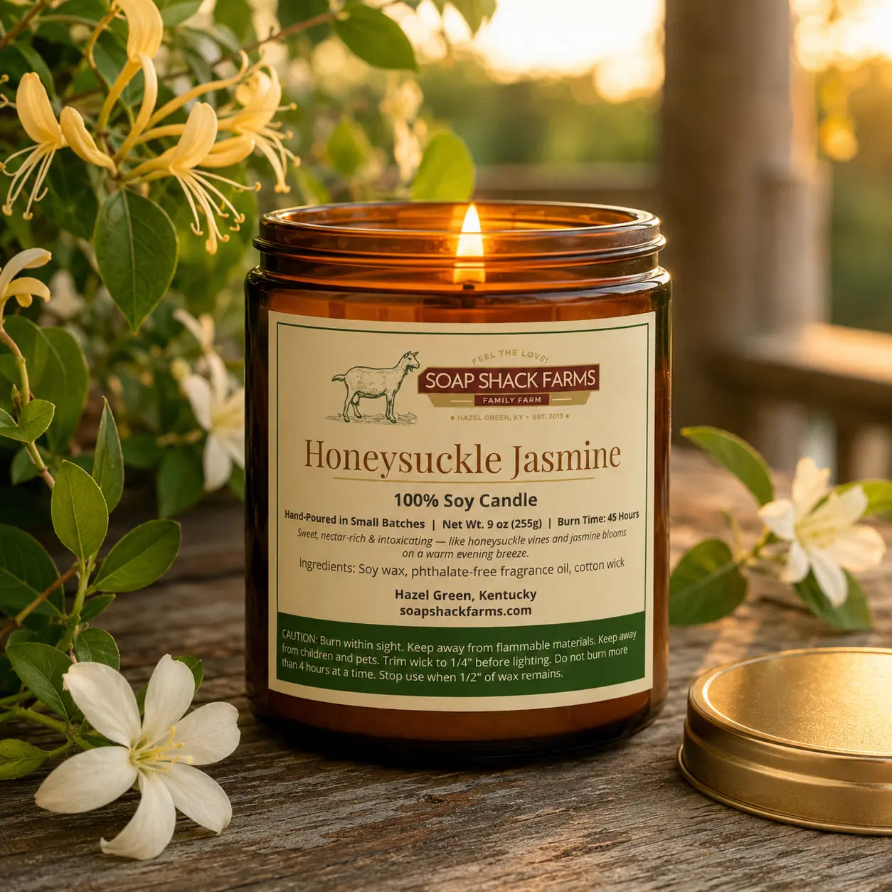 Honeysuckle Jasmine Soy Candle